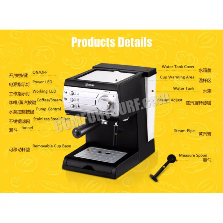 pump driven espresso maker