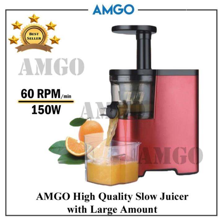 AMGO Slow Juicer 100% Fruit Juice Extraction /Juice Maker / Juicer Blender / Juice Extractor Primada