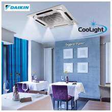 Daikin 5 0hp Eco King Ceiling Cassette Type Air Conditioner With Daikin 4 0hp Eco King Ceiling Cassette Type Air Conditioner With Cool Light Function Fcn40fv1 Rn40dy1 Panel Bcfl2b5 R410a Non Inverter Surround