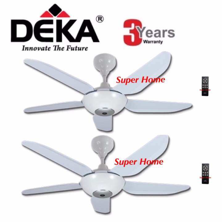 Deka 46 inchi Baby Ceiling Fan Baby 6N (WH) white (Twin Pack) Lazada