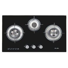 Elba 3 Burners Built In Gl Hob Egh G8523g Black