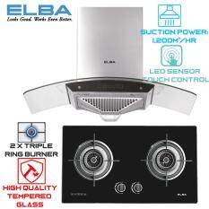 Elba Range Hoods Price In Malaysia Best Lazada Elba Egh F8582g Bk 2 Burner Hob Aria Eh A9023st