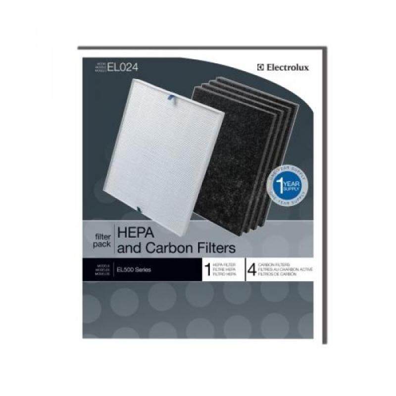 Genuine Electrolux HEPA and Carbon Filters EL024 - 1 HEPA filter, 4 carbon filters - intl Singapore