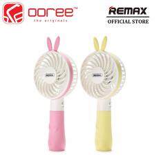 GENUINE REMAX F7 Bunny Mini Rechargeable Handheld Fan With Two Level Wind Speed Malaysia