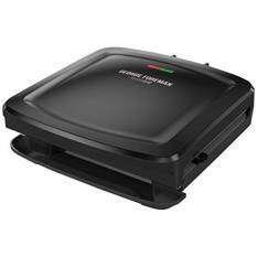 George Foreman Rapid Grill Series, 4-Serving Removable Plate Electric Indoor Grill and Panini Press, Black, RPGF3601BKX 