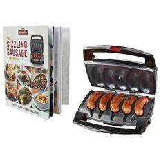 Johnsonville BTG0498BUN Sizzling Sausage Specialty Grill & Cookbook, Black/Stainless