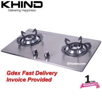 Khind Stainless Steel Hob Hb802s Free Gas Stand Lazada Khind Stainless Steel Hob Hb802s Free Gas Stand