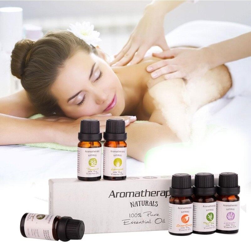 Bảng giá niceEshop Aromatherapy Oils Essential Oils Set - (6 X 10ml) - Lavender, Peppermint, Lemongrass, Sweet Orange, Tea Tree, Eucalyptus