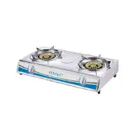 Pentec Online Pentec Md 816 Stainless Steel Body Double Burner Gas Stove