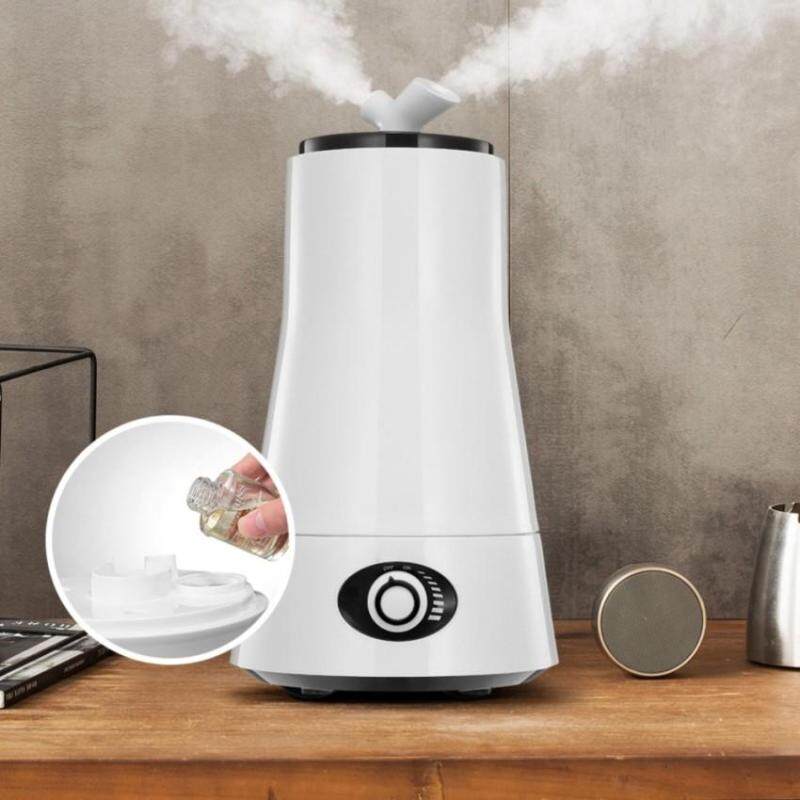 2.5L Air Humidifier Ultrasonic Aroma Diffuser Double Nozzles LED Night Light Aromatherapy Mist Maker Essential Oil XY-19 & Singapore