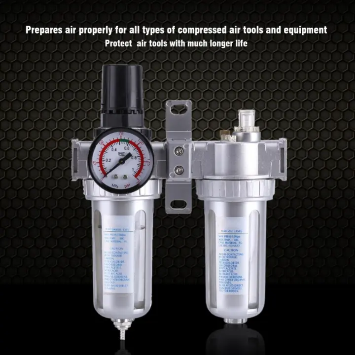 Sfc300 3 8 Air Compressor Filter Regulator Moisture Water Trap