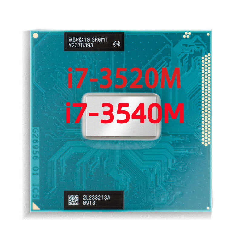 Cpu i7 3520m i7 3540m sr0mt sr0x6 dual core 2.9ghz 4m pga988 laptop notebook processor i7-3520m i7-3540m for hm77 hm76 hm75