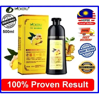 Mokeru Hair Color Shampoo Original 100 Black Dye Super Value