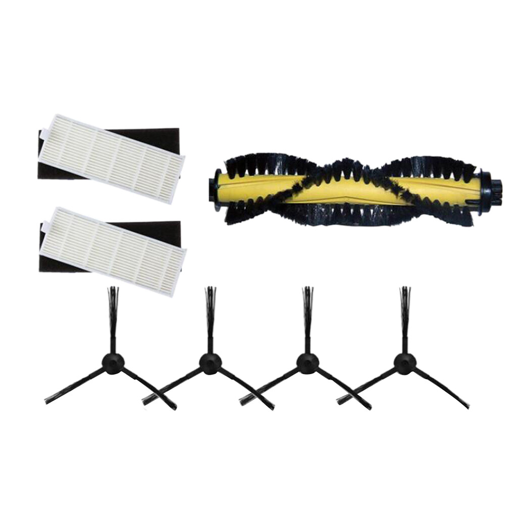 Bntech vacuum replacement main/side brushes filter kit for ilife a4 robot