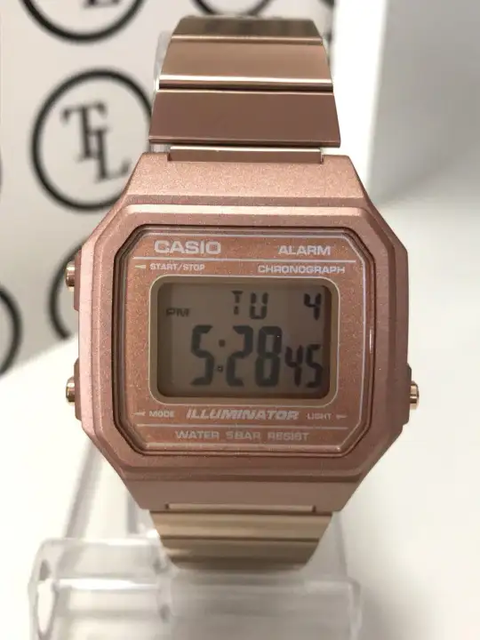 jam casio rose gold original