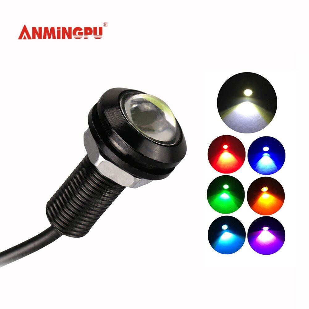 Anmingpu 1 Cái Đại Bàng Mắt 12V Đèn Chạy Ban Ngày Nguồn Dự Phòng Đảo Chiều