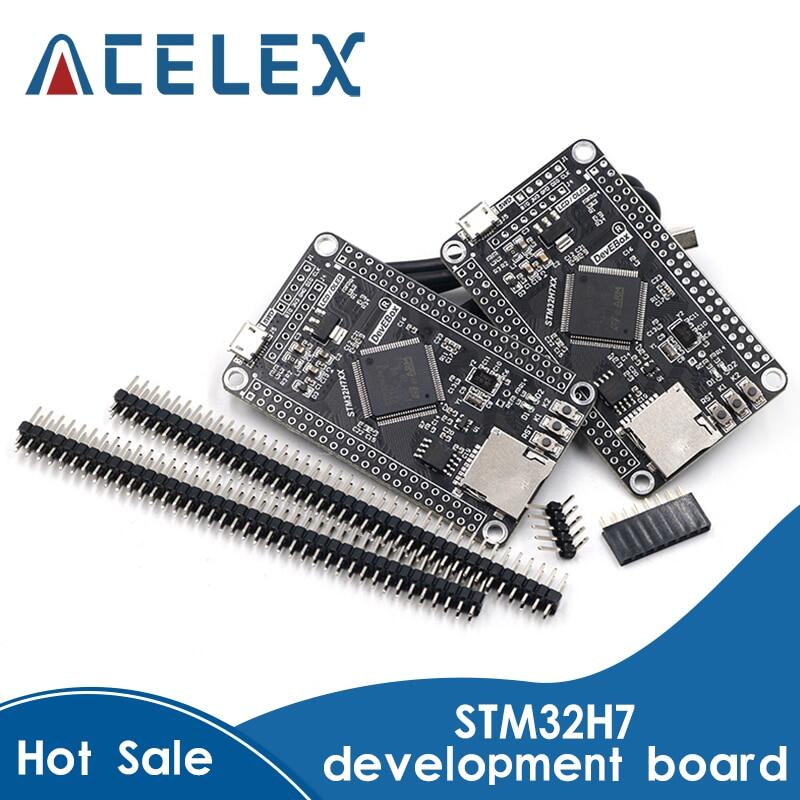 Stm32h750vbt6 stm32h743vit6 stm32h7 bảng mạch phát triển STM32 Bảng hệ thống M7 bảng mạch nhân TFT Giao diện với cáp USB