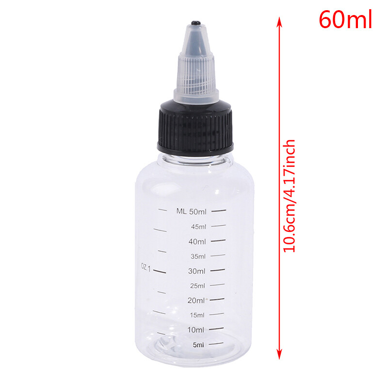 Ministar 30ml-250ml Plastic PET Liquid Capacity Dropper Bottles Pigment Ink Containers