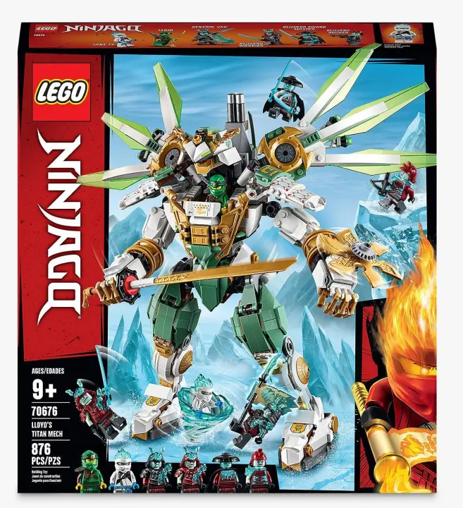 lego ninjago lloyd's titan mech 70676