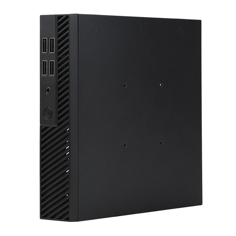 DX01 Thin Mini ITX Desktop Computer Chassis Replacement Thin Half Height Computer Chassis Portable Desktop Computer Case