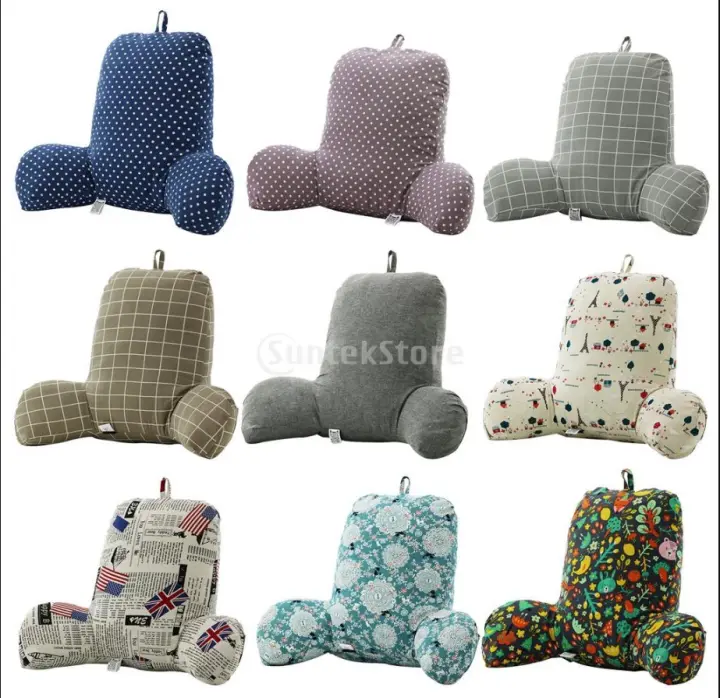 Perfk Bed Reading Pillow Husband Boyfriend Pillow Chair Back Rest