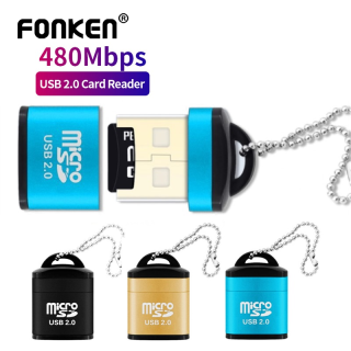 FONKEN Đầu Đọc Thẻ USB Bộ Chuyển Đổi Mini Thẻ Micro SD Cho Máy Tính Xách Tay Máy Đọc Âm Thanh USB Truyền Dữ Liệu 480Mpbs thumbnail
