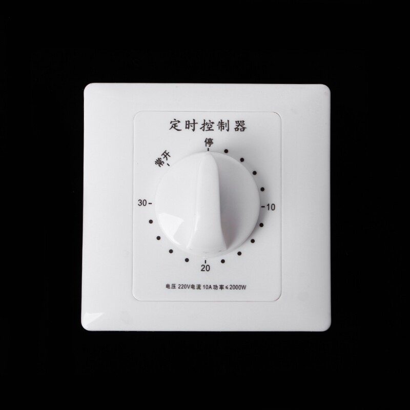 Máy Bơm Điều Khiển Công Tắc Hẹn Giờ AC 220V Thiết Bị Ngắt Điều Khiển Đếm Ngược Cơ Học 30/60