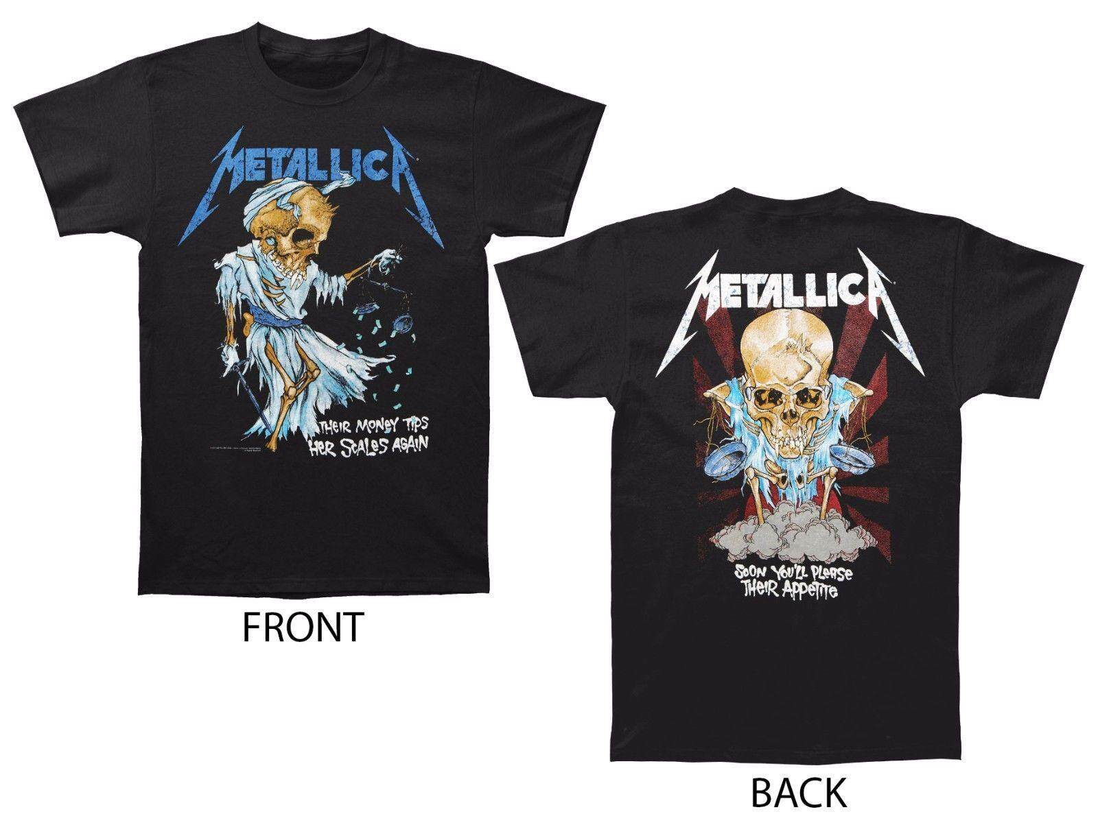 authentic metallica t shirt
