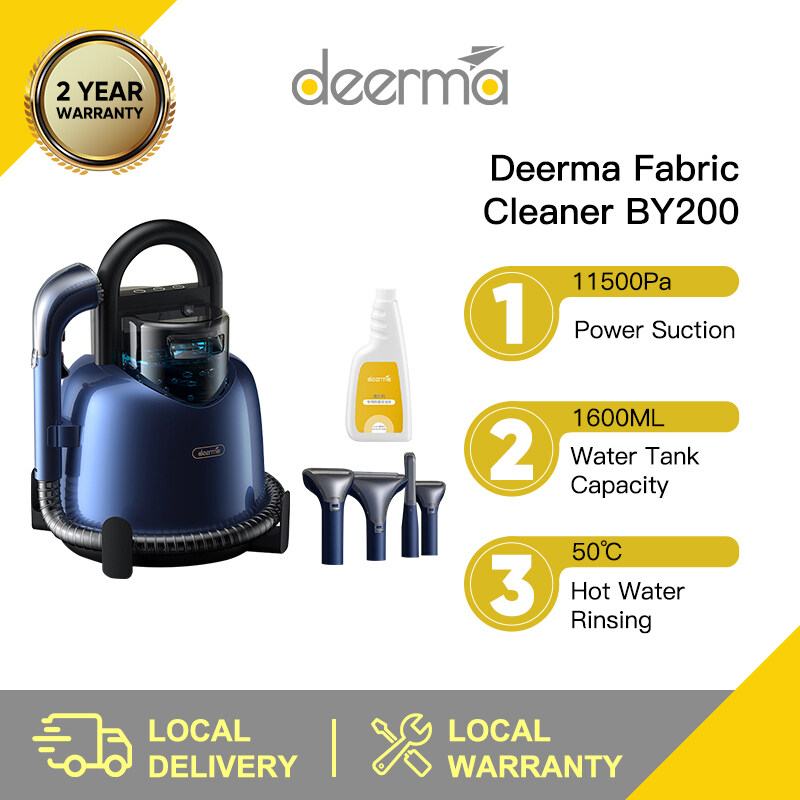 [NEW] Deerma Fabric Cleaner Machine BY200 Spray Suction Mattress Sofa Carpets Rinser Cleaner