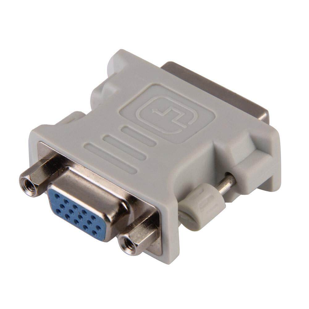 DVI DVI-I Pria 24 + 5 Pin untuk Perempuan Vfa Konverter Video Adaptor M/F LCD HDTV