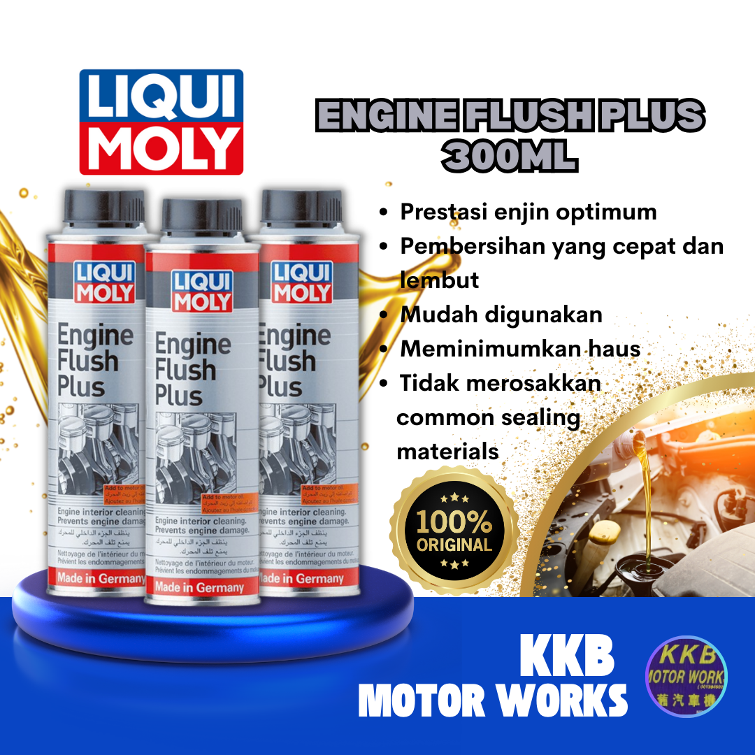 LIQUI MOLY Engine Flush Plus (300ml) Engine Flushing Engine Cleaner Engine Treatment Lazada