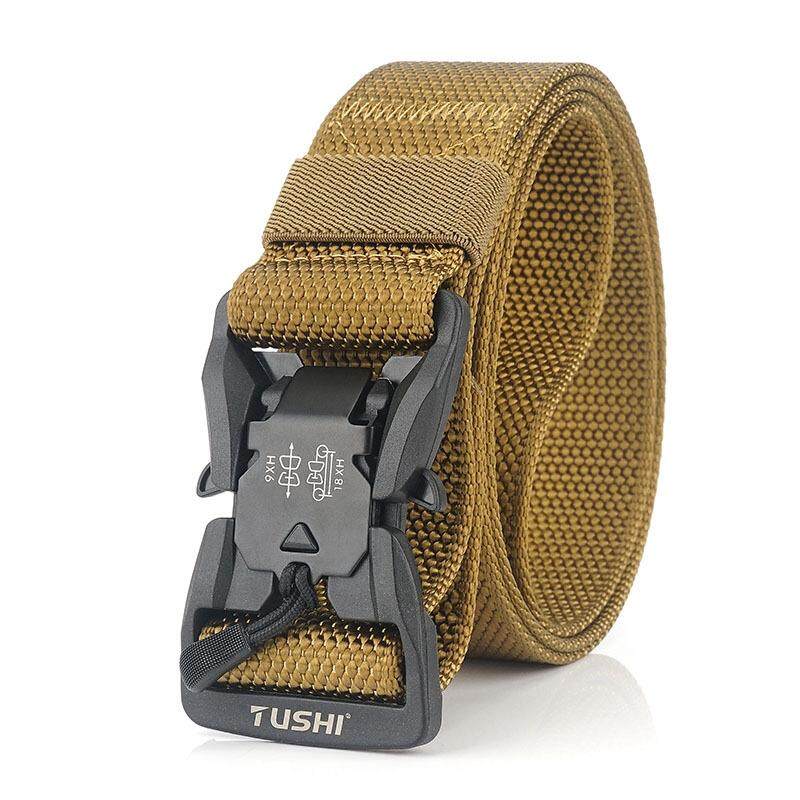 Mens Tactical Buckle Belt Military Nylon Belt Training Belt Strap Waistband