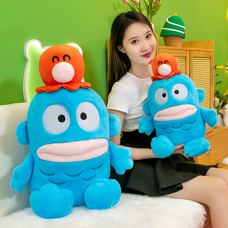 HS Plush toy mermaid doll ocean octopus doll