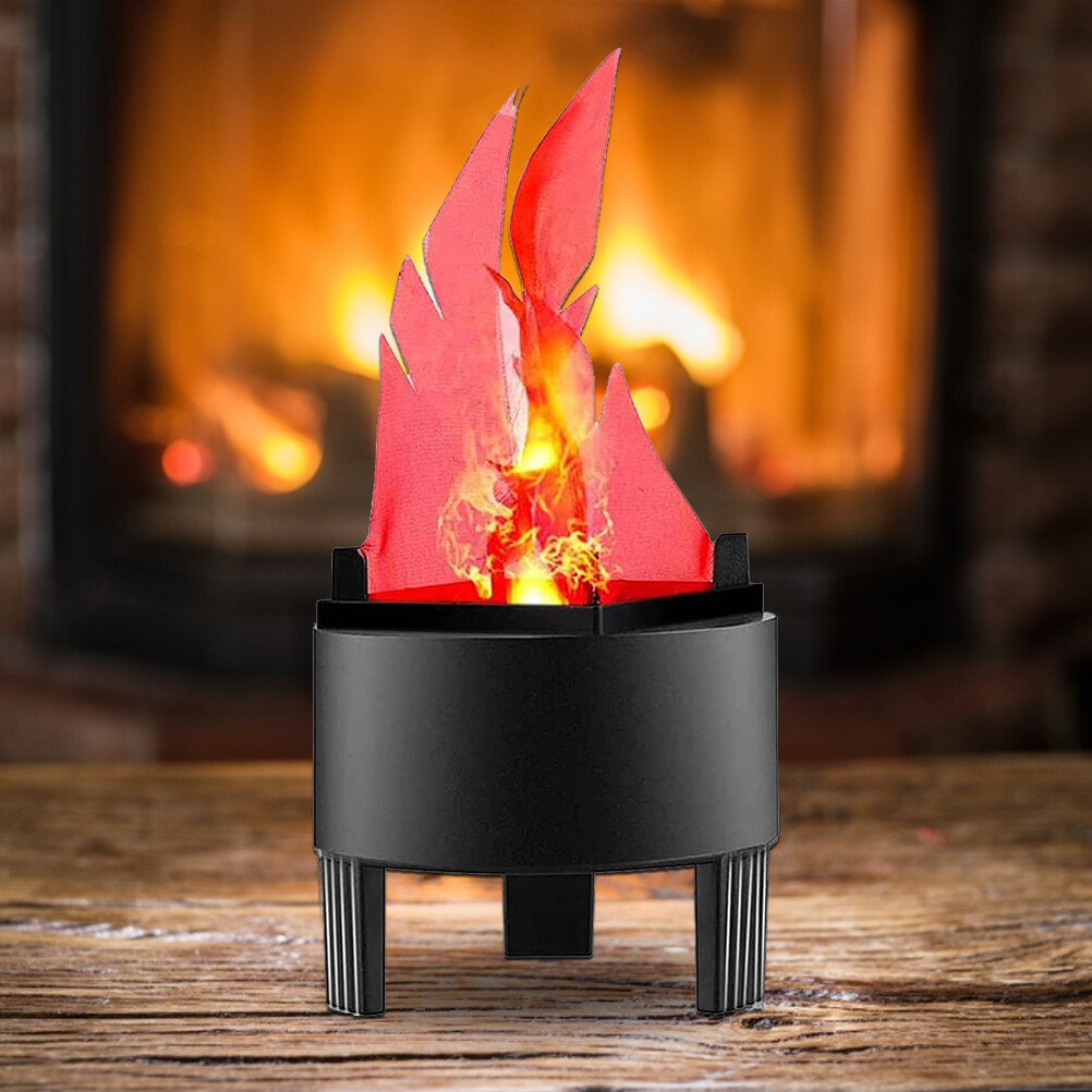 Đèn ngọn lửa nhân tạo 3D Đèn lửa giả 3D Ngọn lửa thực tế Hiệu ứng sân khấu Đèn LED Đèn lửa trại cho trang trí câu lạc bộ Giáng sinh năm mới