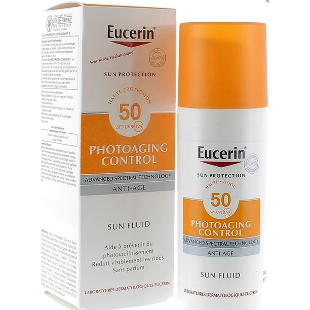 น้ำยาควบคุมเม็ดสี SPF50ป้องกันแสงแดด Eucerin + 50มล. | Lazada.co.th
