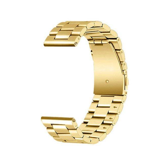22 20mm Stainless Steel watch strap For Samsung watch 3 41mm 45mm Galaxy Gear S3 S2 Classic Sport WatchBand Easy to Replacement Watch band Metal