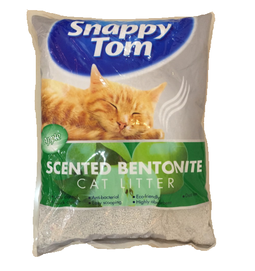 Snappy Tom Cat Litter 10L - APPLE Scented Bentonite | Lazada