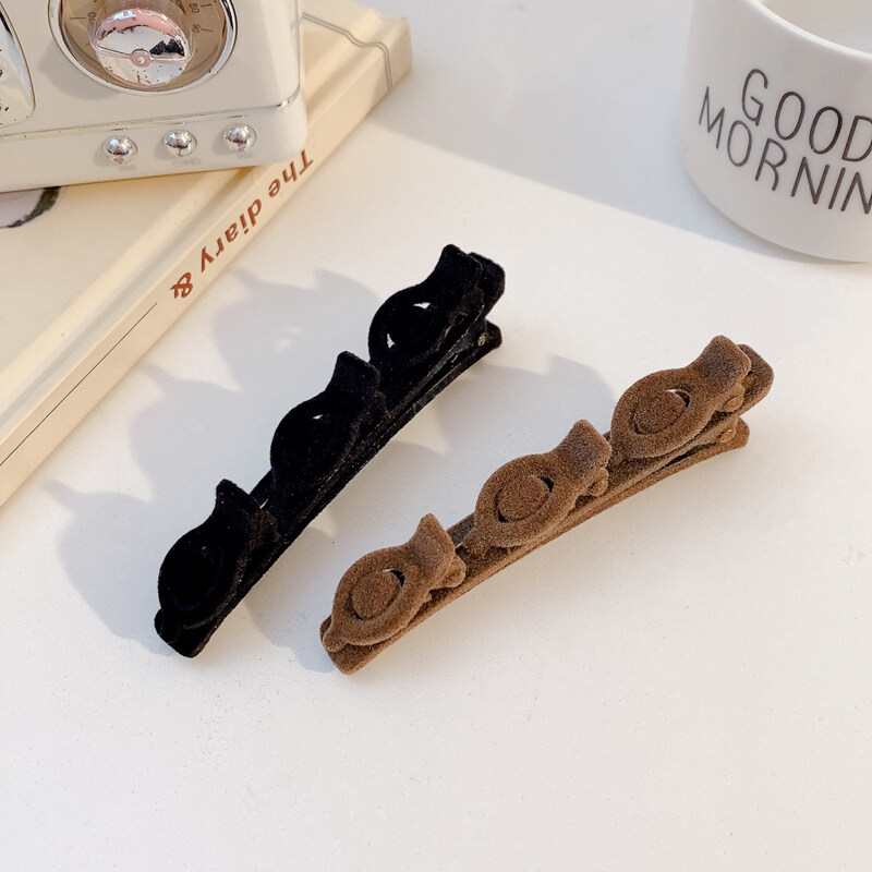 Kẹp Tóc Bện PINK EMPRESS 9.5Cm Kẹp Tóc Mái Năm Mới Dễ Thương Cho Bé Gái-INTL