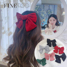 ★Cũng Tốt★Hàn Quốc Hai Lớp Tóc Nơ Kẹp Tóc Cho Phụ Nữ Cô Gái Ngọt Ngào Ponytail Cao Su Ban Nhạc Kẹp Tóc Phụ Kiện Tóc