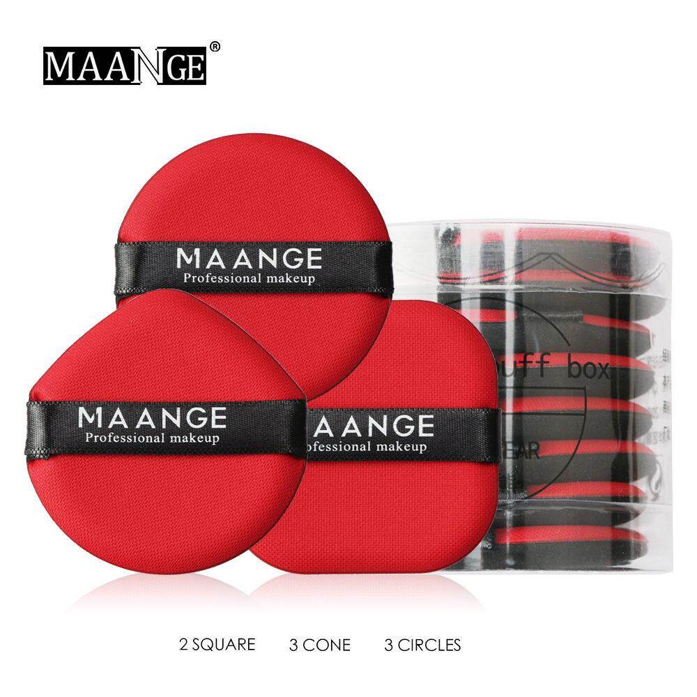 MAANGE Mút trang điểm thiết kế đầu nhọn dùng tán kem nền chuyên nghiệp