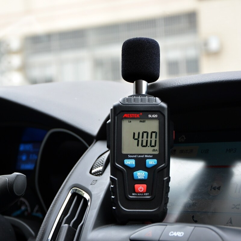 MESTEK SL620 High Precision Noise Tester Sound Level Meter Mini Household Digital Decibel Detector