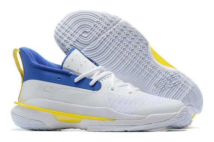 curry 7 blue and yellow