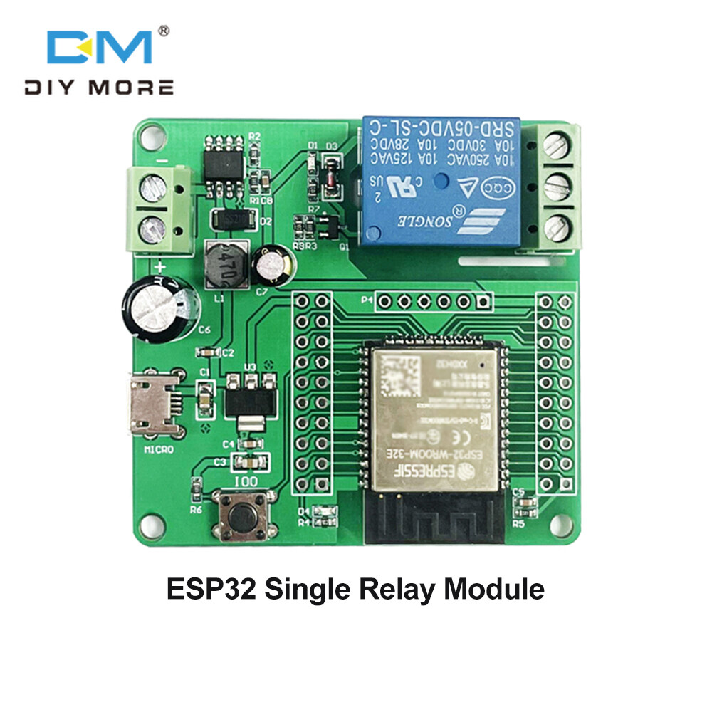  100 original diymore esp32 wroom development board single relay