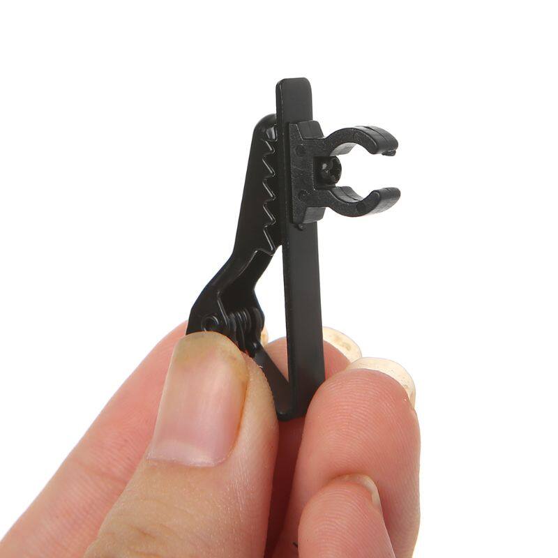 Đen Micro Kẹp Sắt Lavalier Clip Phụ Kiện Micro Micro Không Dây Gắn Micro Ve Áo Kẹp Cà Vạt