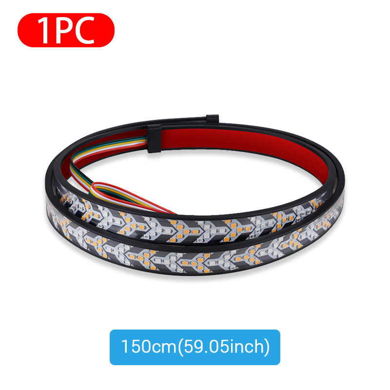 Car LED Tailgate Light Strips Flexible Driving Turn Signal Lamp Bar Car Daytime Running Lights For Truck Pickup Jeep SUV