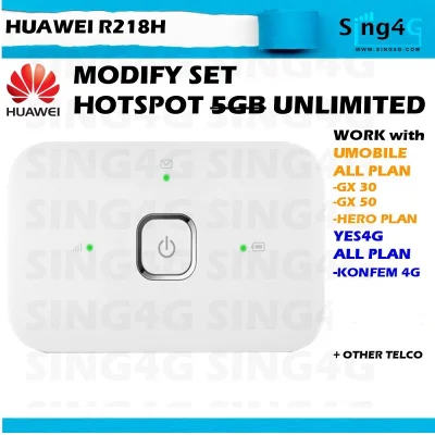 (MODIFIED) Huawei R218H VODAFONE 4G 150Mbps Mifi Portable Hotspot Router