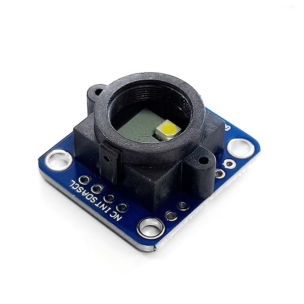 VOKTTA Mô-đun Cảm Biến Nhận Dạng Màu GY-33 TCS34725 Cảm Biến Nhận Dạng Thay Thế TCS230 TCS3200 Đèn LED Điện Tử Tự Làm Có Thể Điều Chỉnh Độ Sáng