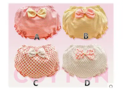 Baby Girl Cotton Bloomers / Diaper Cover / Baby Shorts/ Panties