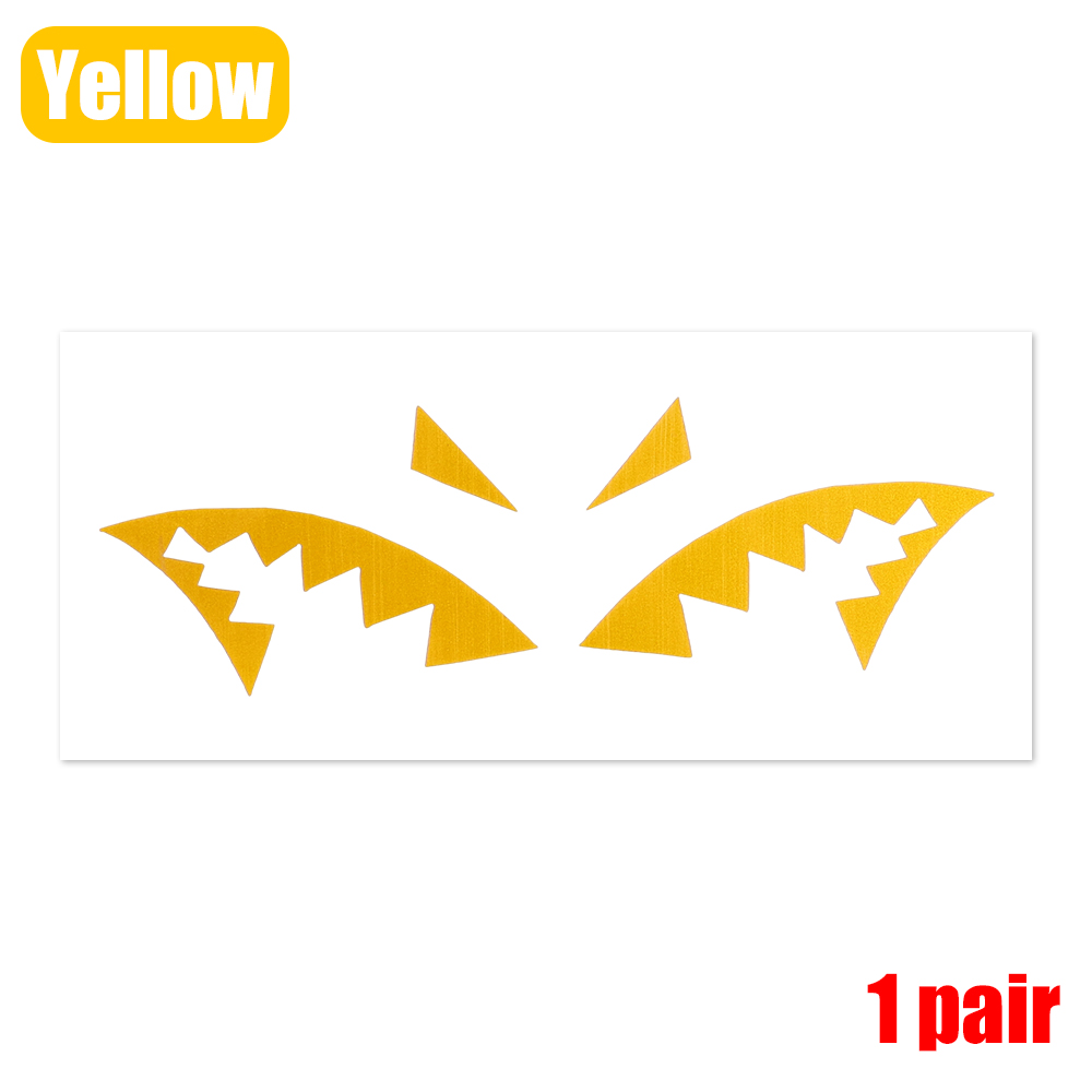 Shark Fin Antenna Car Sticker Shark Mouth Waterproof Vinyl Decal Car Accessories Decor Pegatinas Para Coches