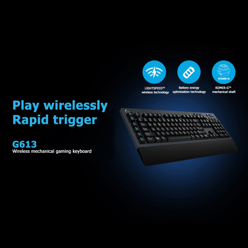 for Logitech G613 LIGHTSPEED Keyboard 2.4GHz Wireless Bluetooth Gaming Mechanical Computer Accessories Singapore